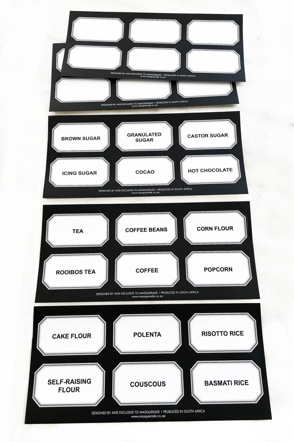 Pantry Labels