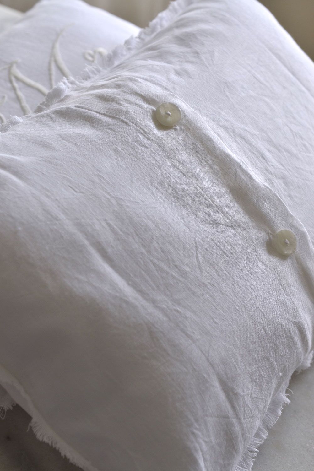 Mr.& Mrs.<br> Bed Cushions Set of 2 - Image 2