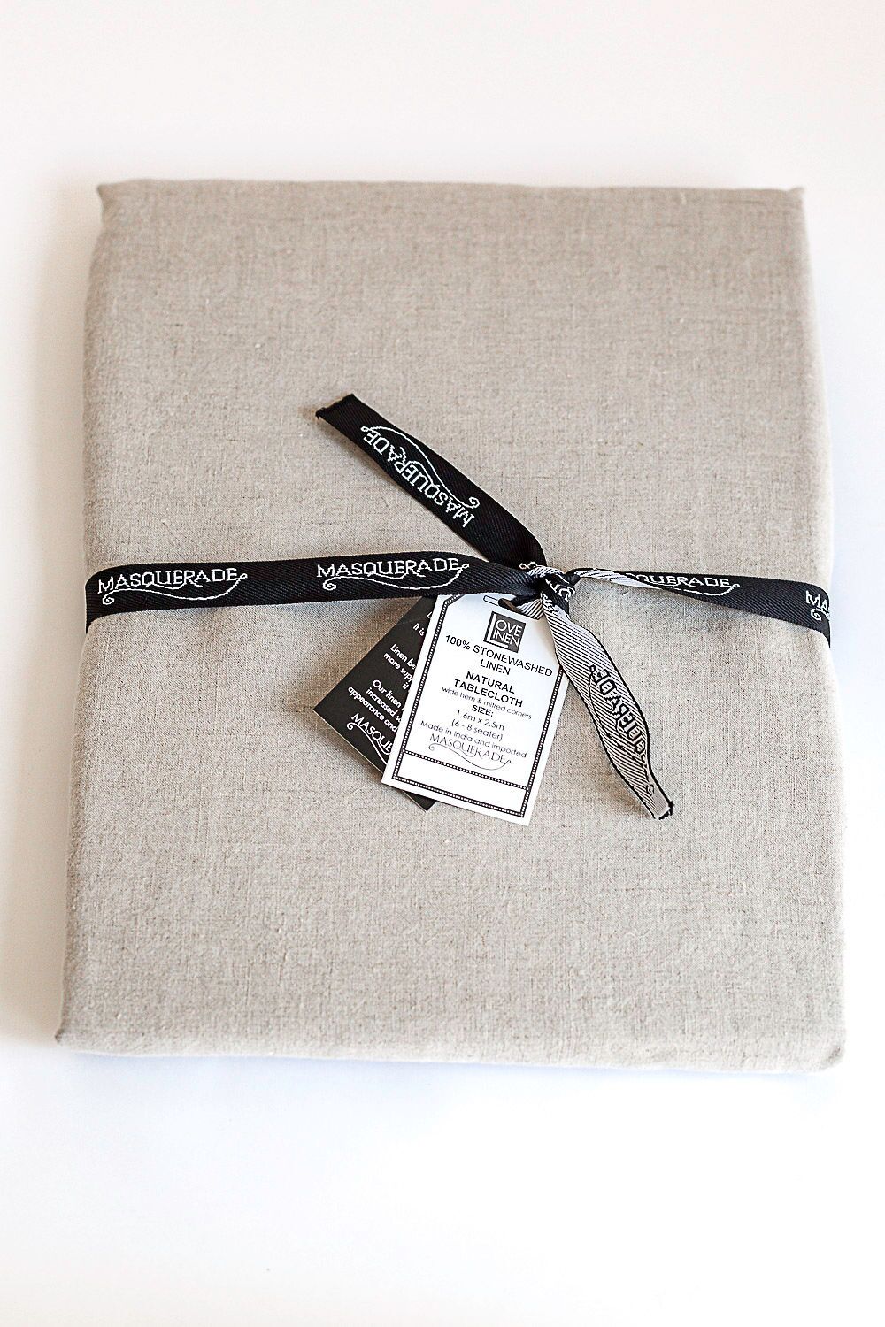Stonewashed Linen <br> Tablecloth - Image 3
