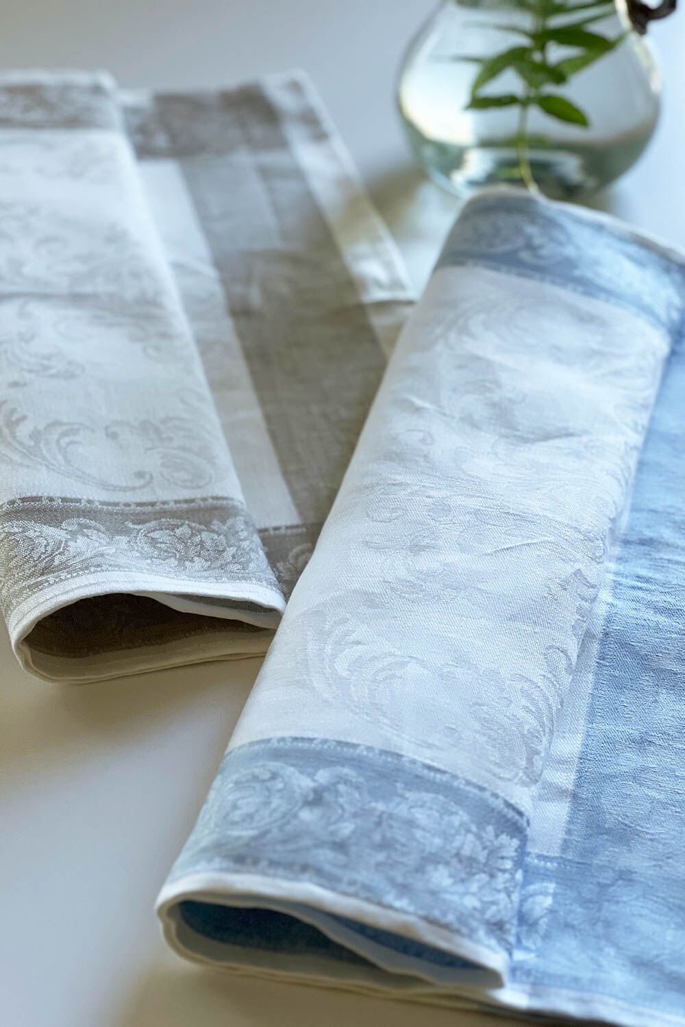 European Linen Damask <br> Kitchen Cloth - Image 5