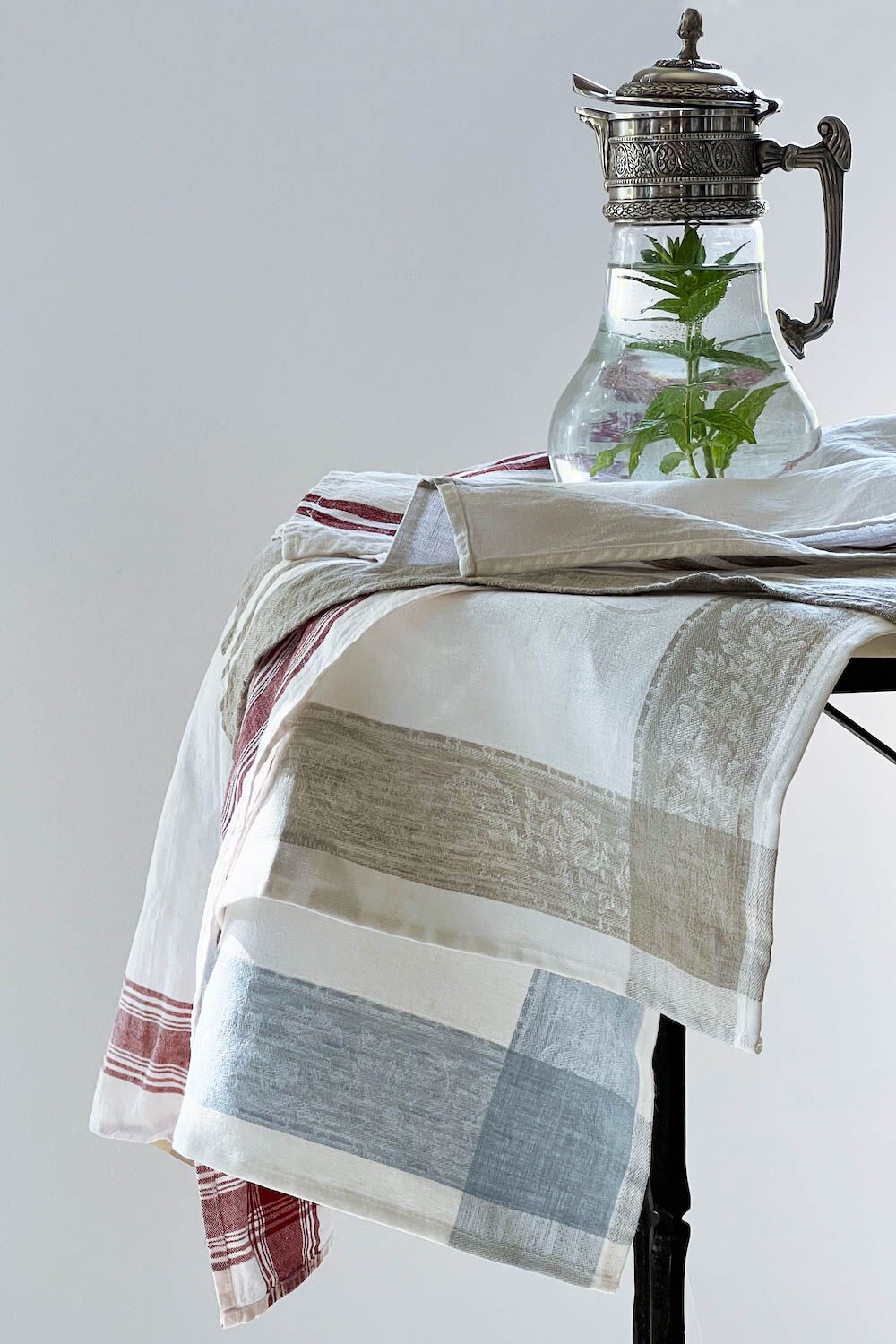 European Linen Damask <br> Kitchen Cloth - Image 6