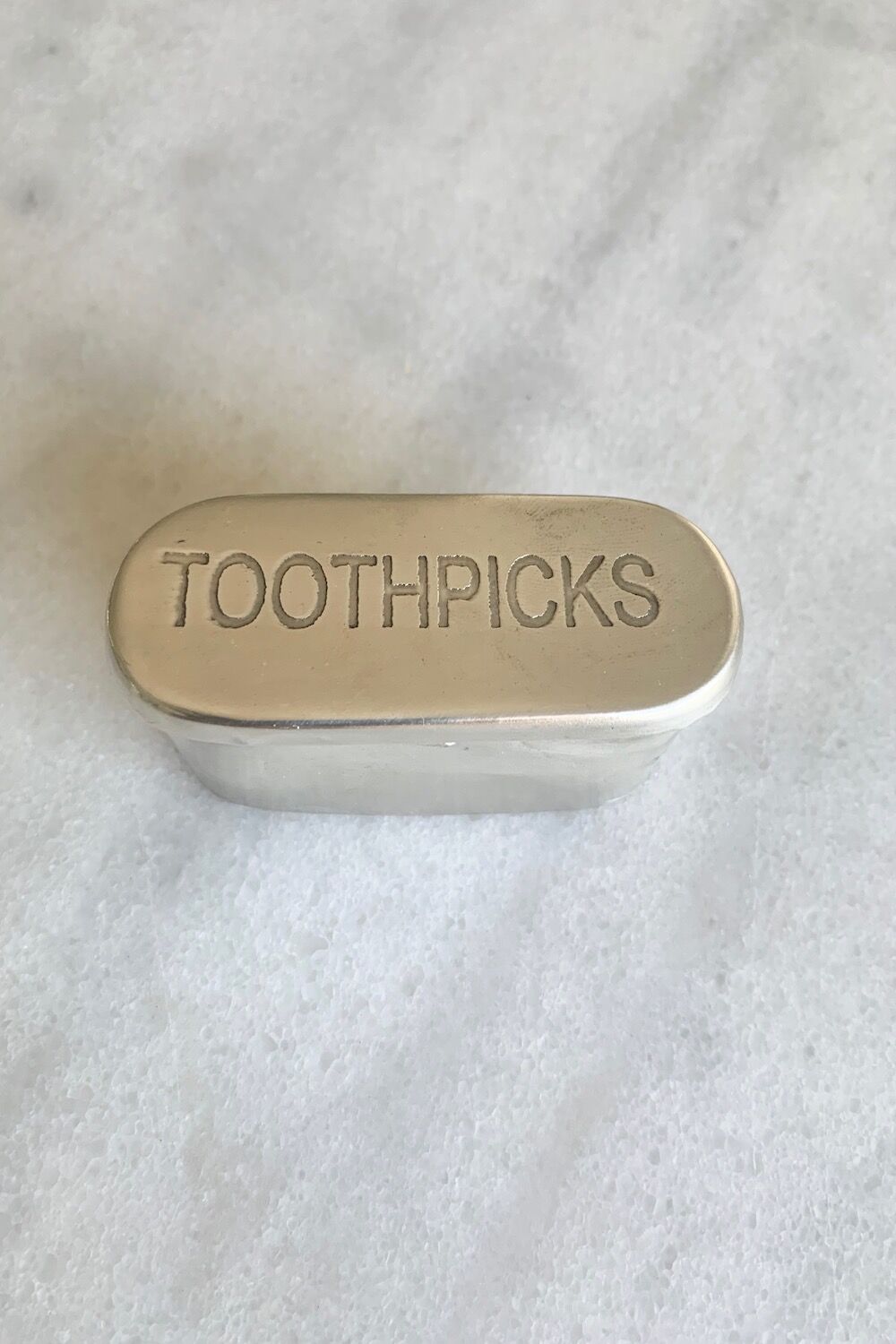 Oval Toothpick Holder