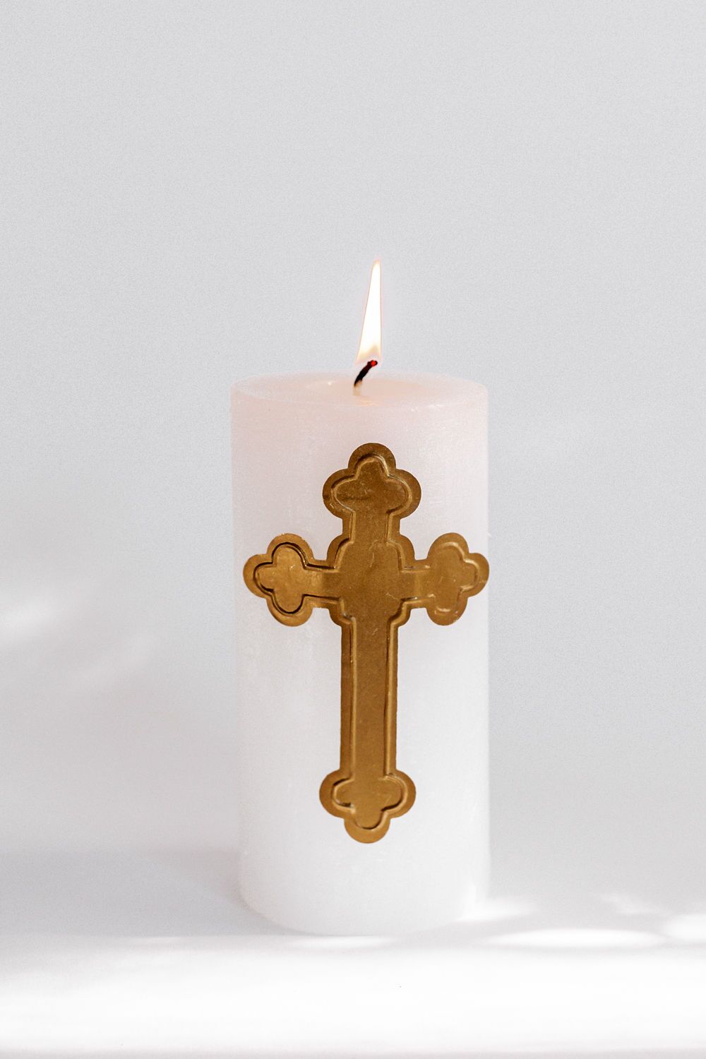 Metal Cross Candle Pin