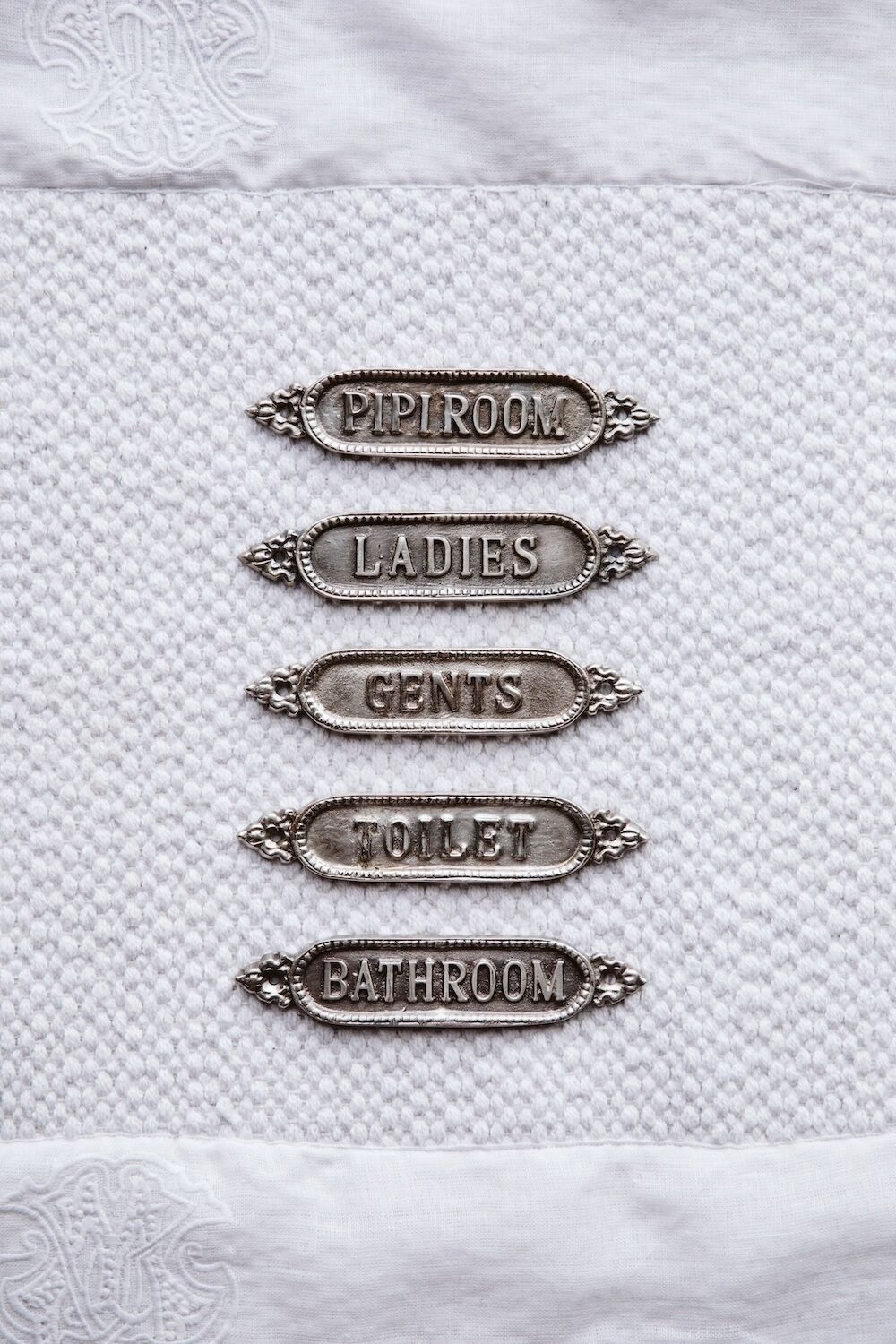 Bathroom Plaques
