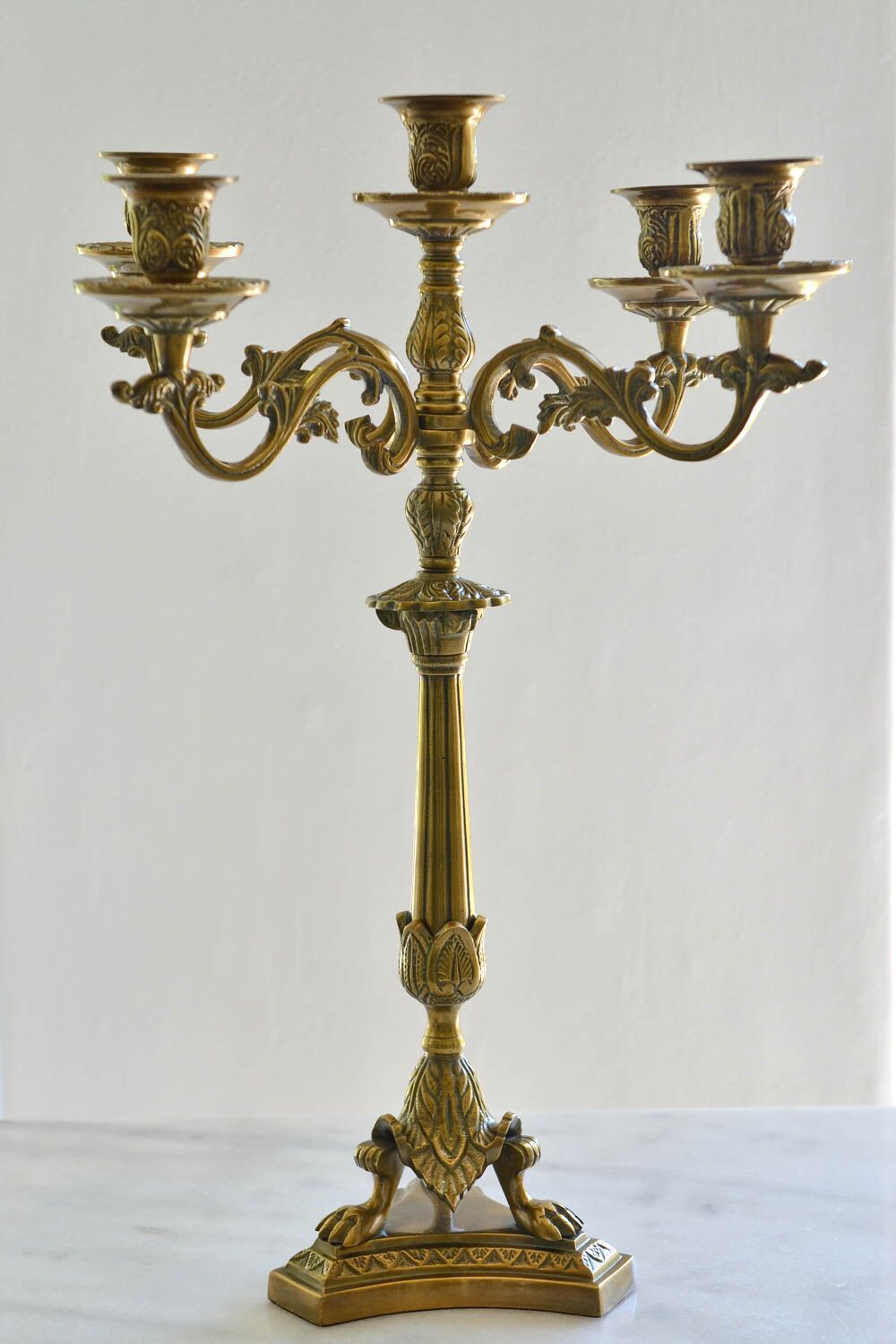5-Arm Footed Candelabra - Image 4