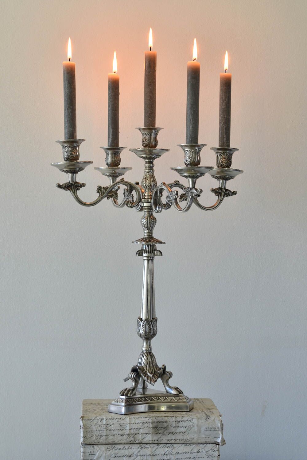 5-Arm Footed Candelabra - Image 2