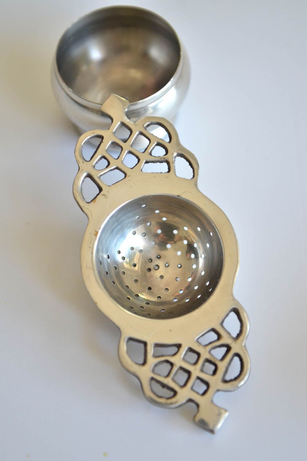 Tea Strainer and Cup - Image 2