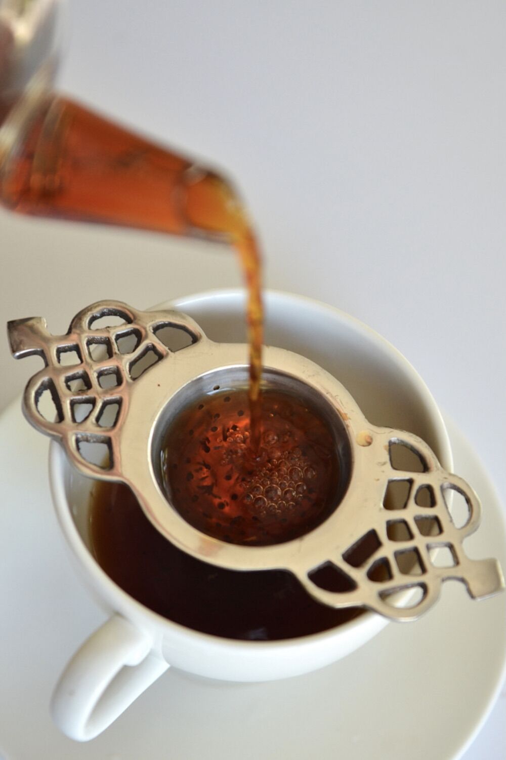 Tea Strainer and Cup