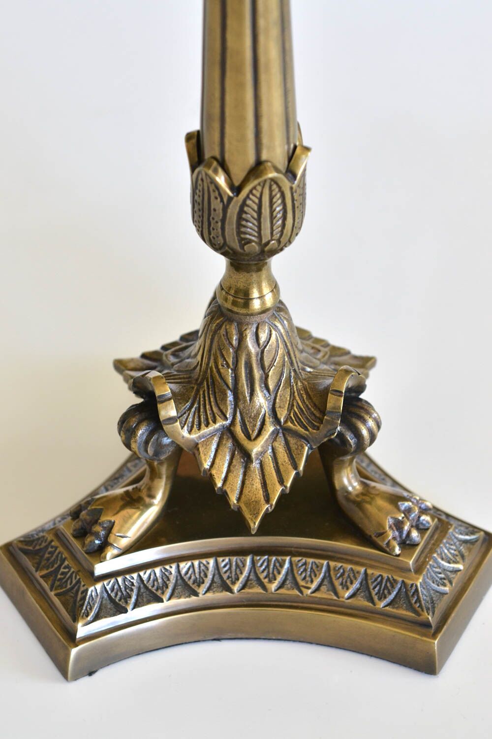 Brass Eagle Feet Candlestick - Image 7