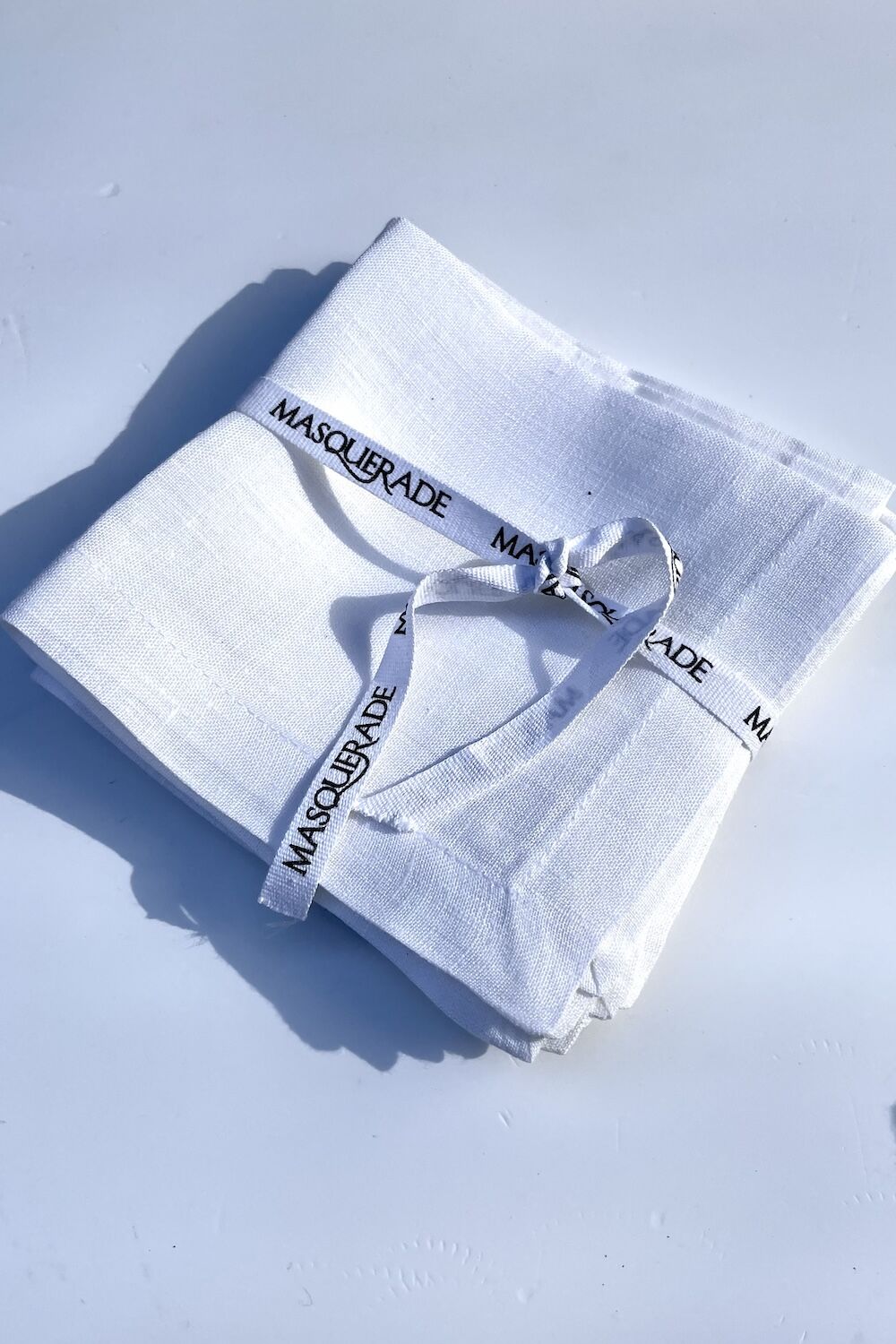Linen Tea and Cocktail Napkins. Set of 4 - Image 5