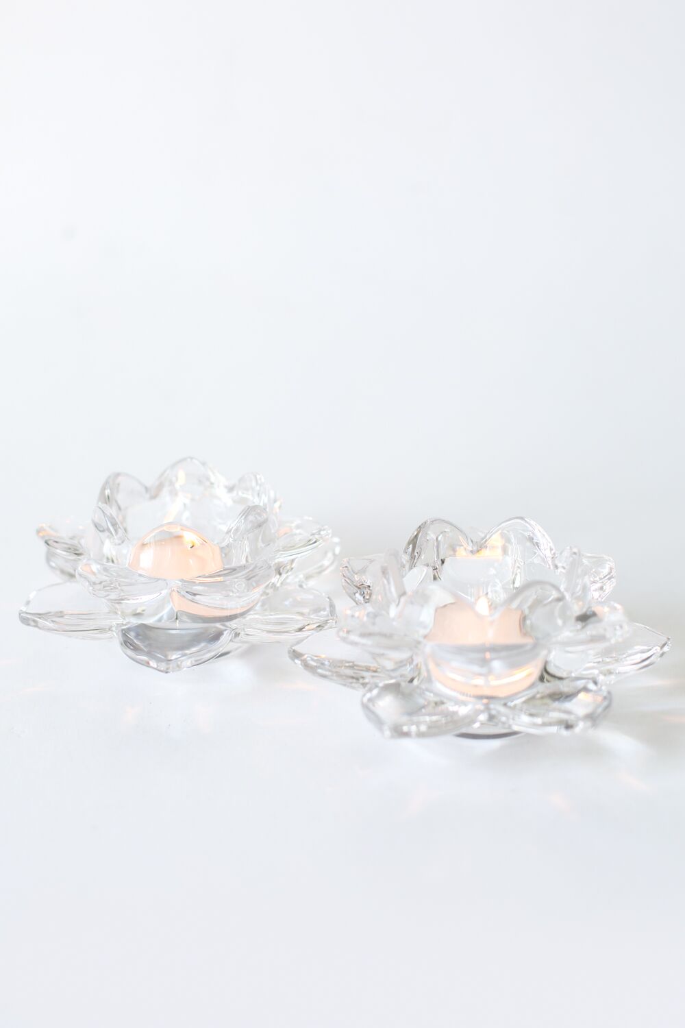 Glass Flower Tea-light Holder - Image 2