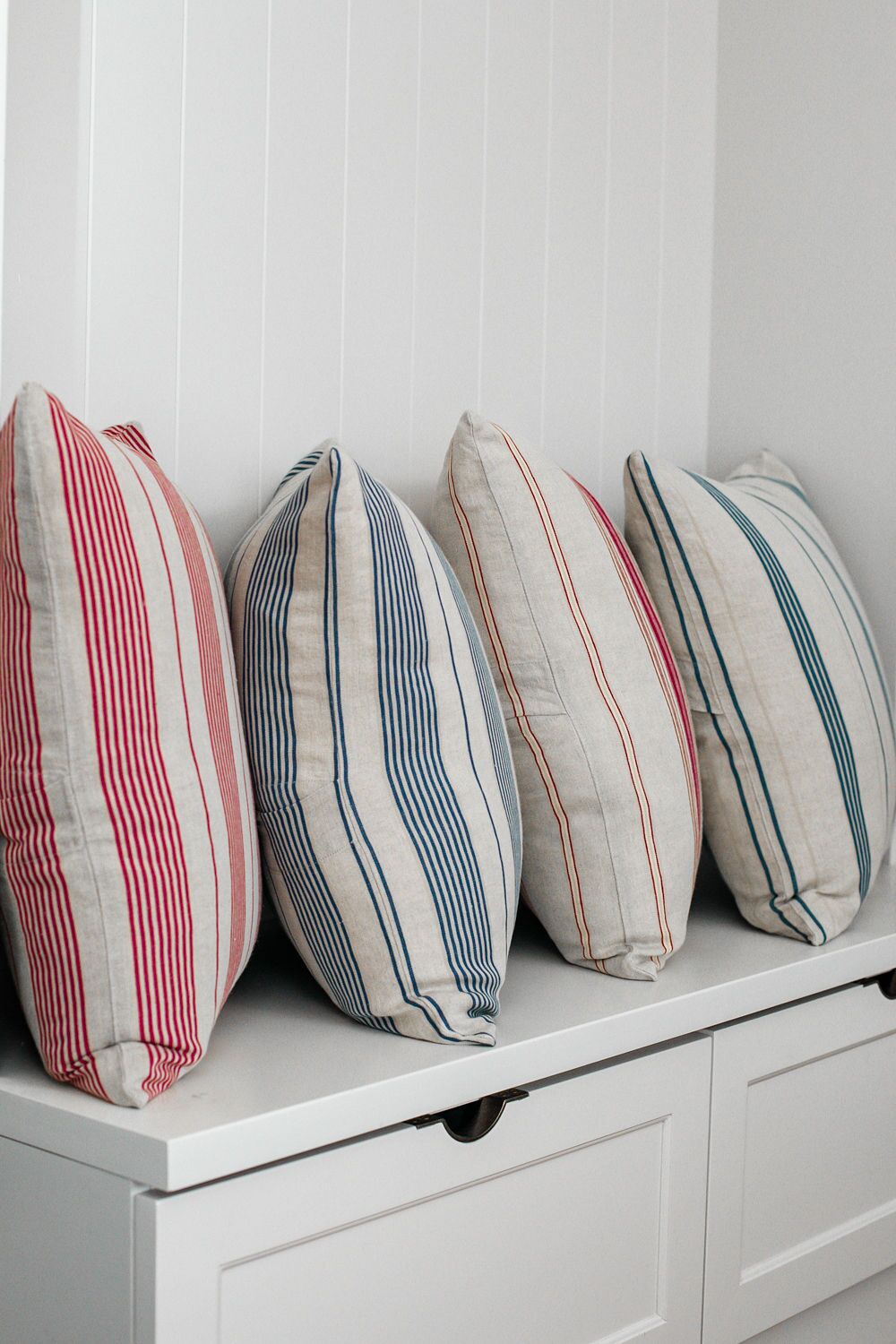 Striped Linen Scatter Cushions - Image 2