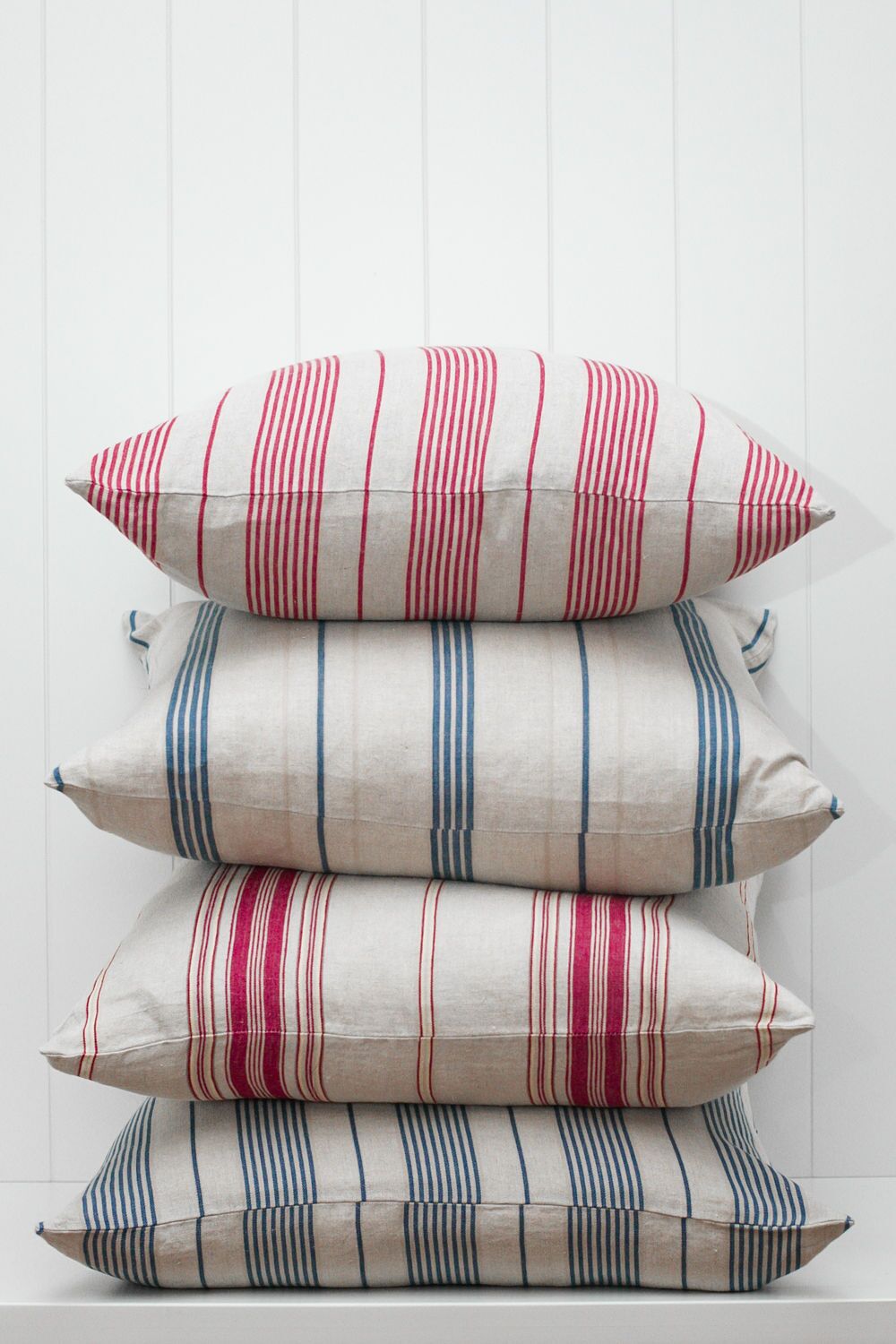 Striped Linen Scatter Cushions