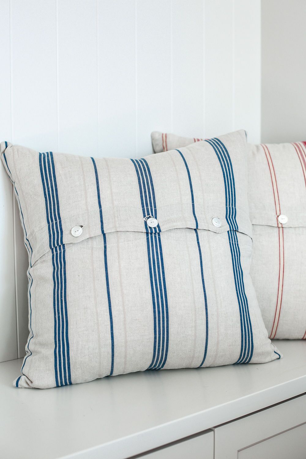 Striped Linen Scatter Cushions - Image 3