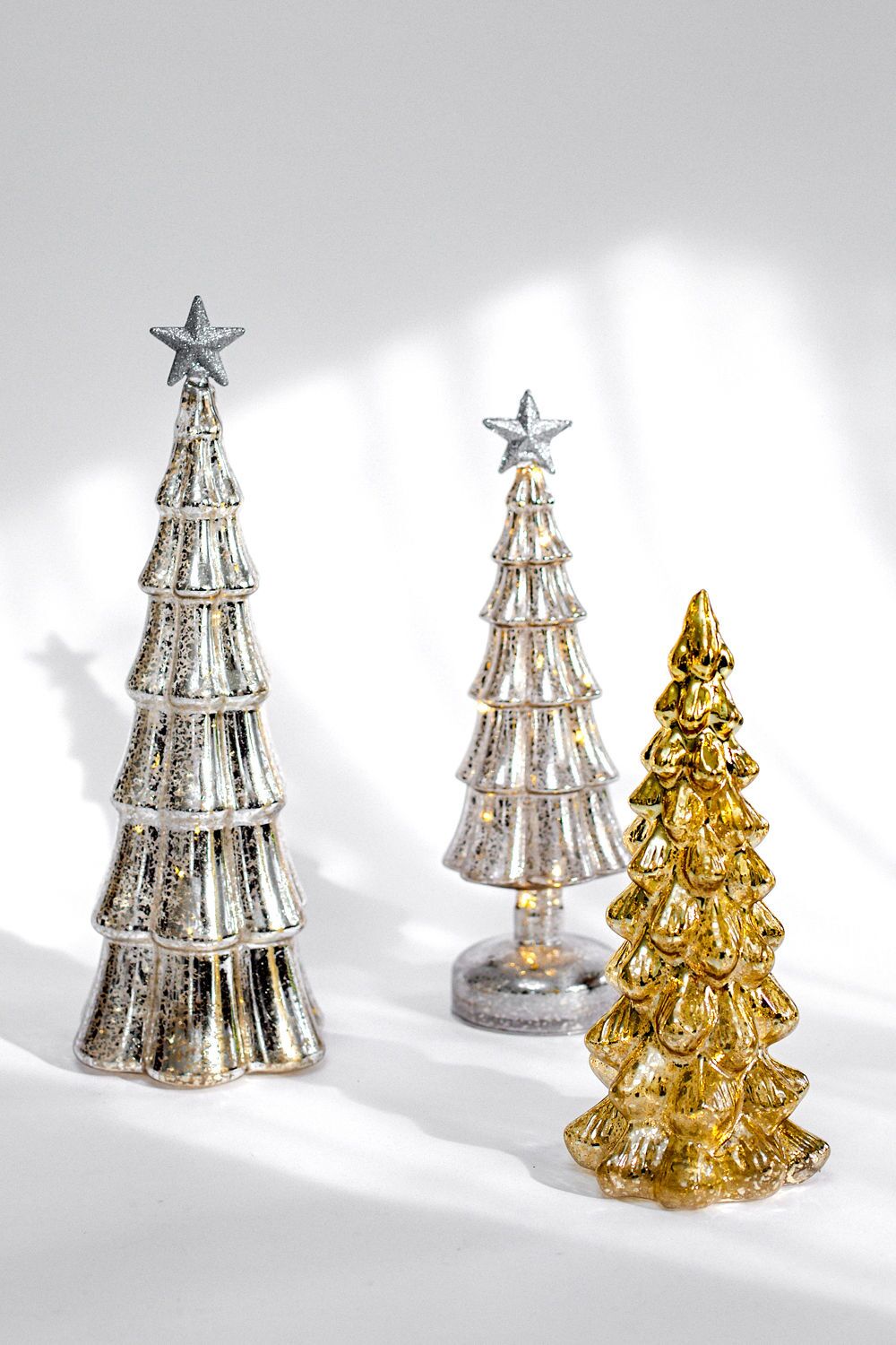 Mercury Glass Trees