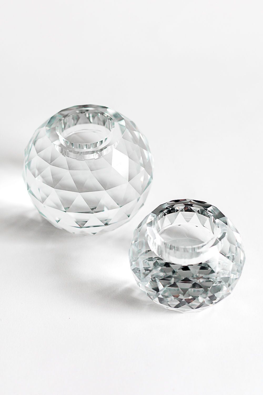 Cut Glass Ball Tea-light Holder - Image 4