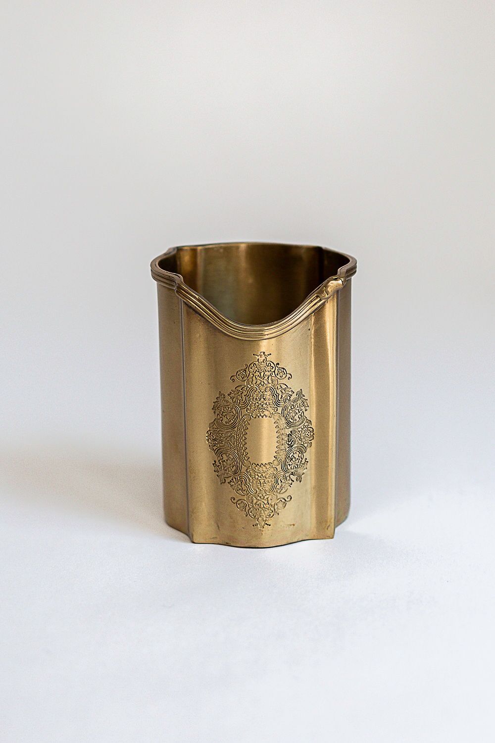 Brass Pen Holder for Stylish Desk Organisation