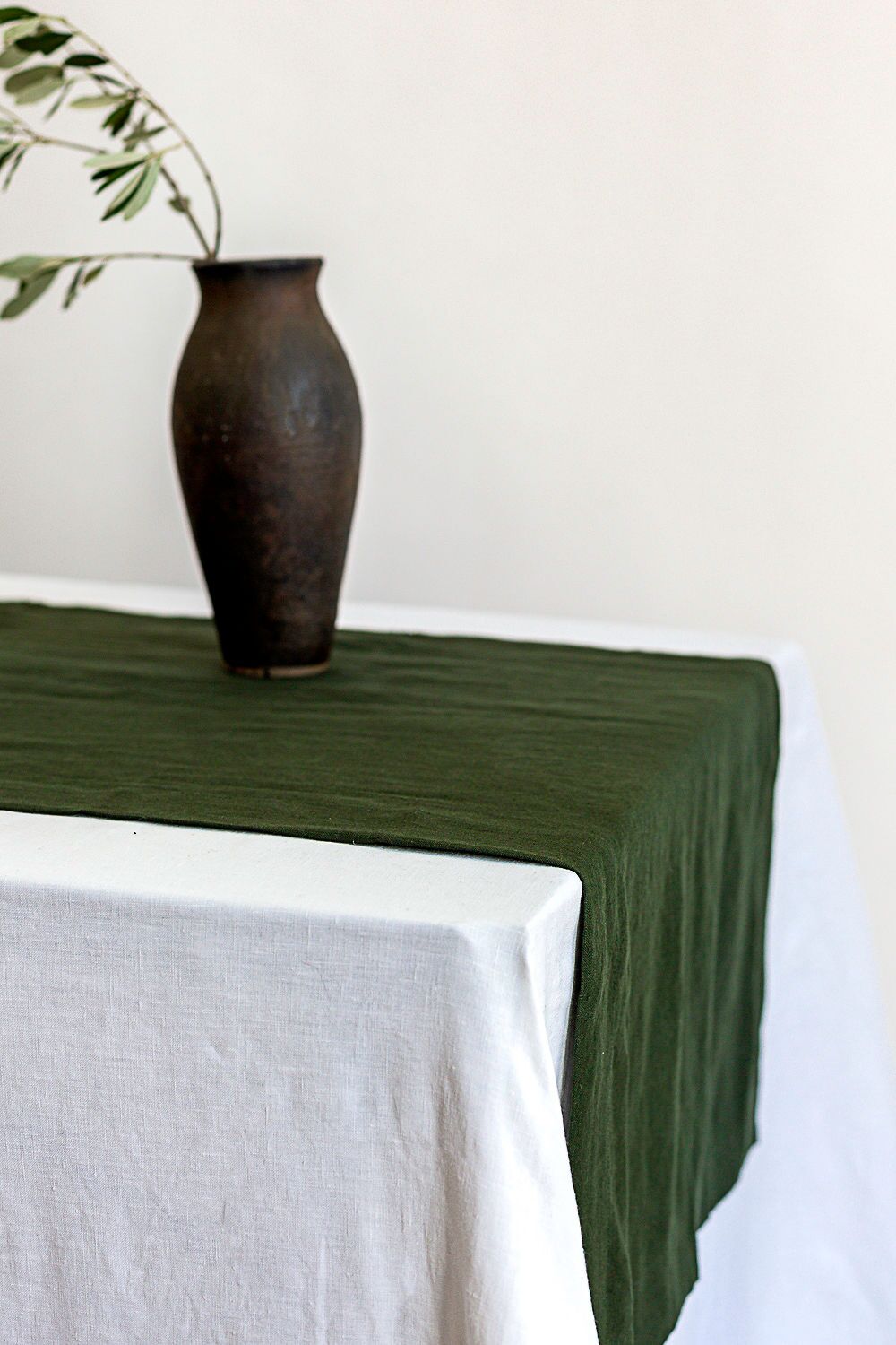 Stonewashed Linen Table Runners