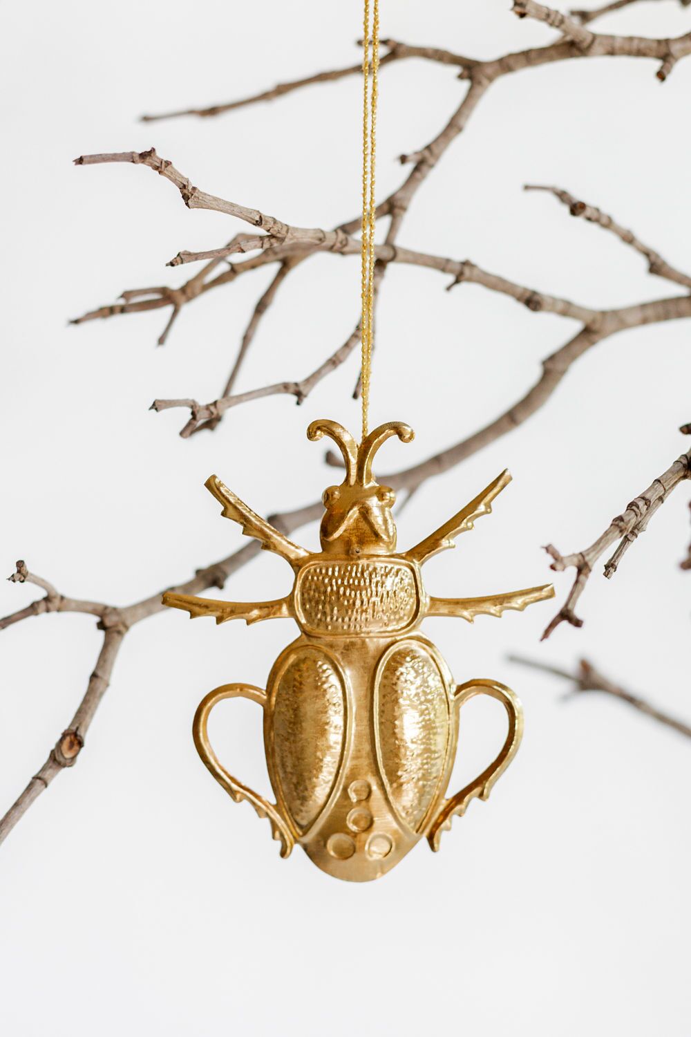 Pressed Brass Sacred Beetle