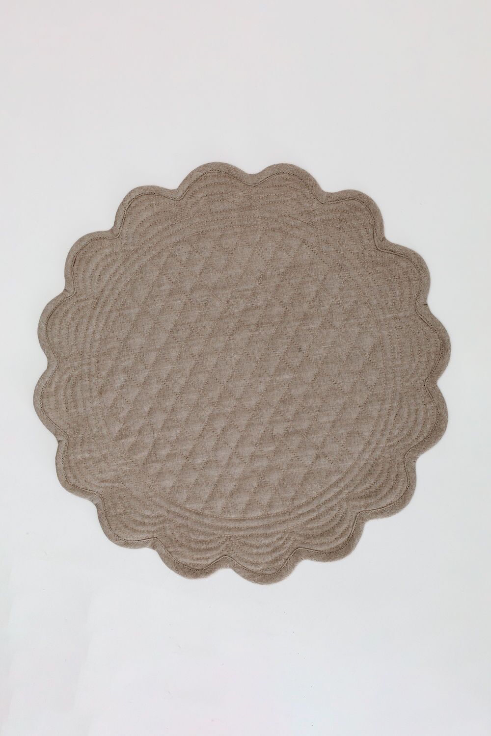Round Quilted Placemat