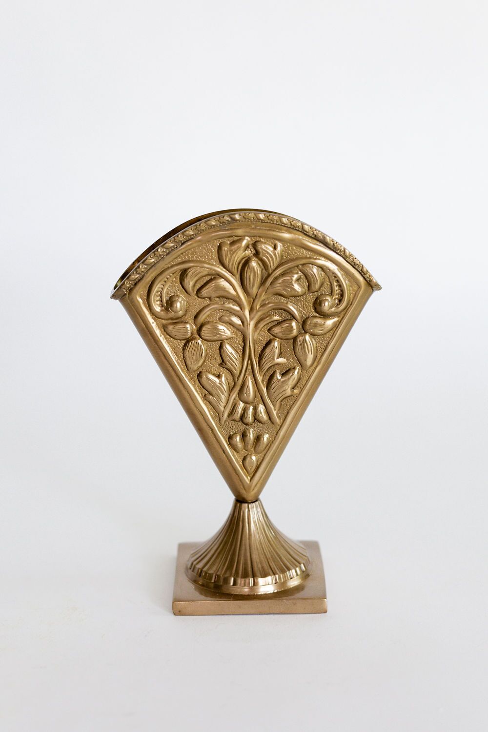 Triangle Brass Vase - Image 4
