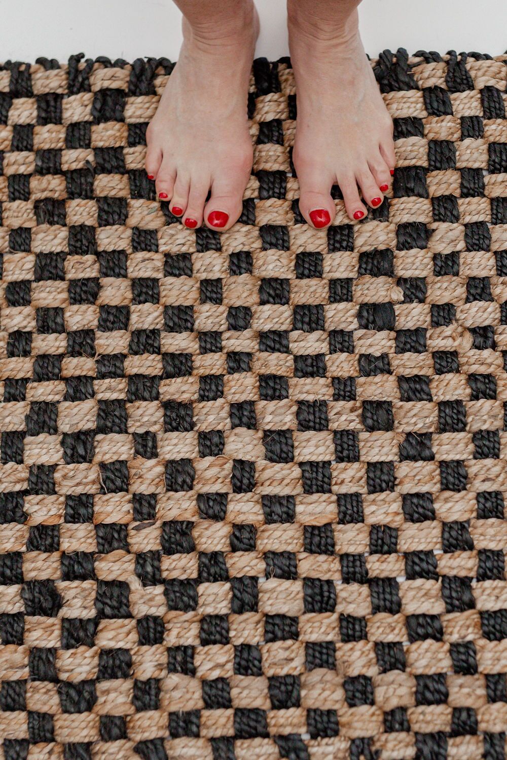 Checkerboard Jute Matt - Image 2