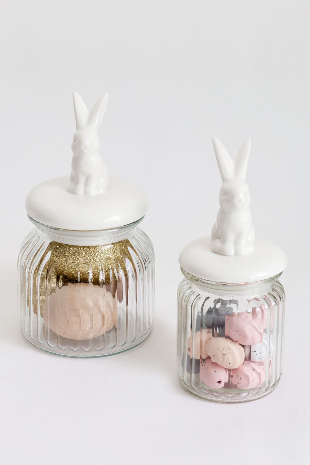 Bunny Lidded Glass Jar