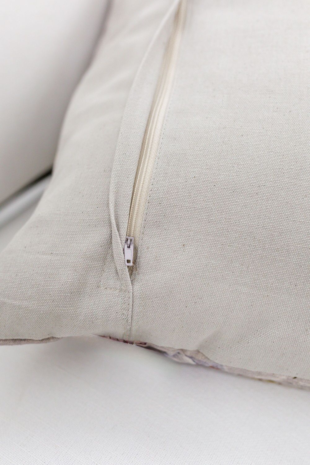 Soft Meadows Embroidered Floral Cushion - Image 4